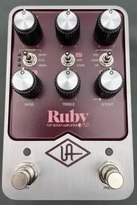 Universal Audio - UAFX Ruby '63 Top Boost Amplifier Pedal 2